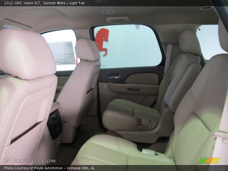 Summit White / Light Tan 2012 GMC Yukon SLT