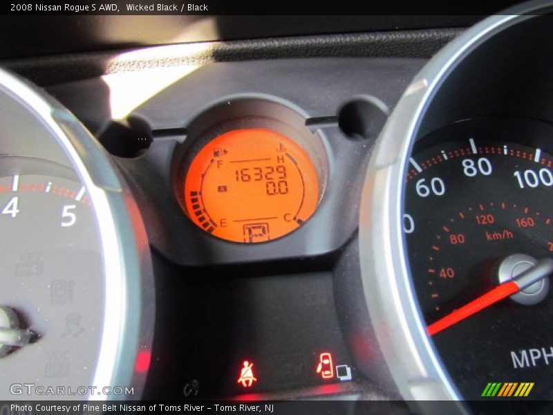 Wicked Black / Black 2008 Nissan Rogue S AWD