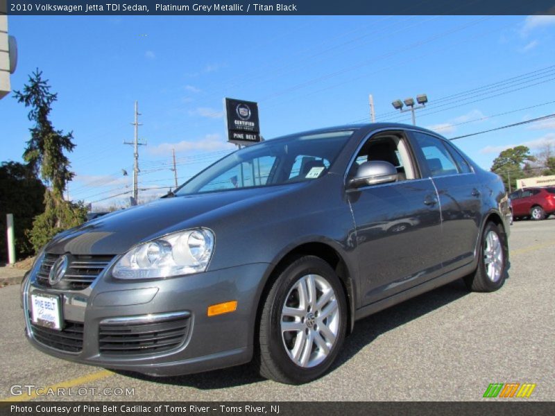 Platinum Grey Metallic / Titan Black 2010 Volkswagen Jetta TDI Sedan