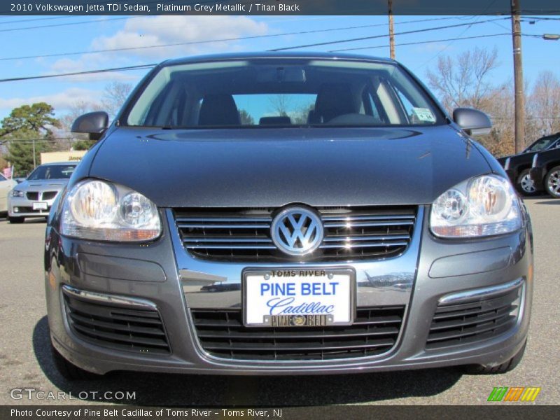 Platinum Grey Metallic / Titan Black 2010 Volkswagen Jetta TDI Sedan