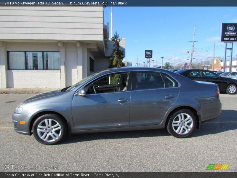 Platinum Grey Metallic / Titan Black 2010 Volkswagen Jetta TDI Sedan