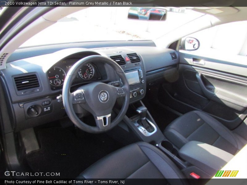 Platinum Grey Metallic / Titan Black 2010 Volkswagen Jetta TDI Sedan