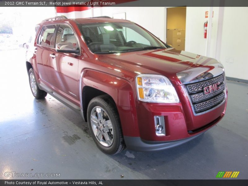 Merlot Jewel Metallic / Light Titanium 2012 GMC Terrain SLT