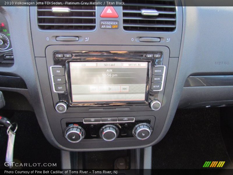 Platinum Grey Metallic / Titan Black 2010 Volkswagen Jetta TDI Sedan