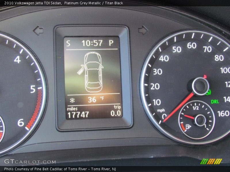 Platinum Grey Metallic / Titan Black 2010 Volkswagen Jetta TDI Sedan