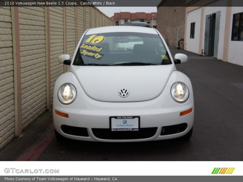 Candy White / Black 2010 Volkswagen New Beetle 2.5 Coupe