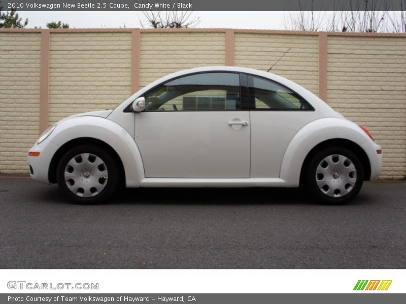 Candy White / Black 2010 Volkswagen New Beetle 2.5 Coupe
