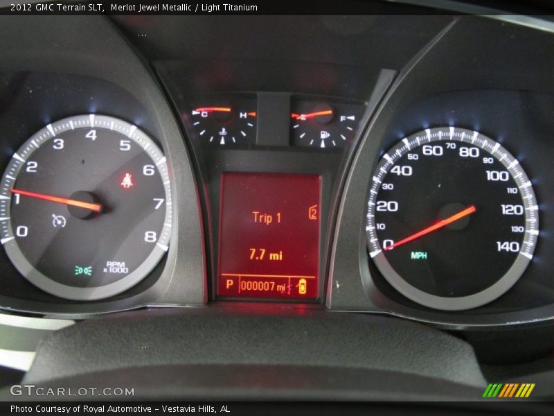 Merlot Jewel Metallic / Light Titanium 2012 GMC Terrain SLT