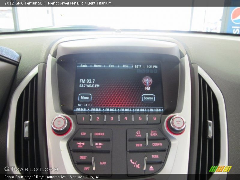 Merlot Jewel Metallic / Light Titanium 2012 GMC Terrain SLT