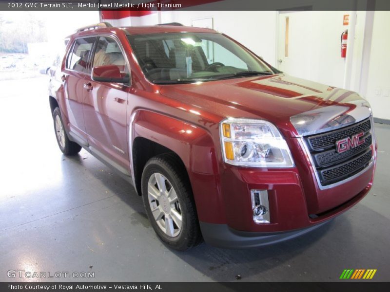 Merlot Jewel Metallic / Light Titanium 2012 GMC Terrain SLT