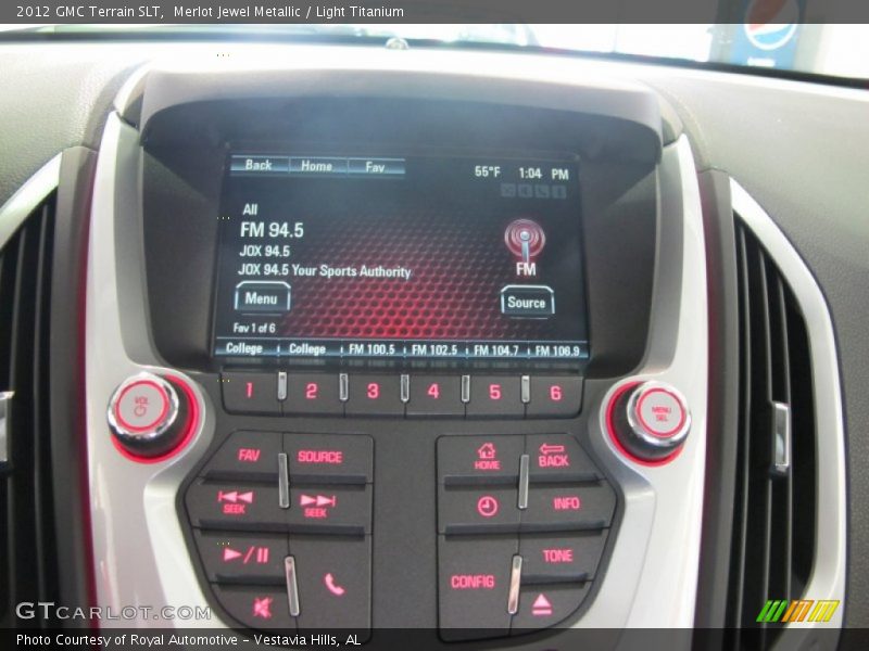 Merlot Jewel Metallic / Light Titanium 2012 GMC Terrain SLT