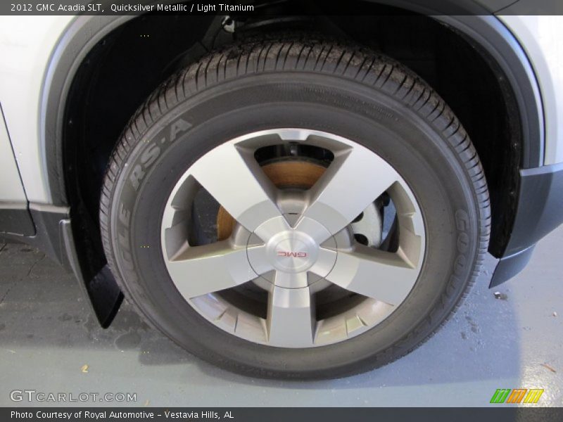 Quicksilver Metallic / Light Titanium 2012 GMC Acadia SLT