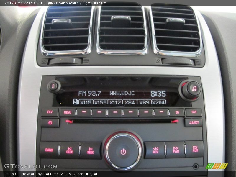Quicksilver Metallic / Light Titanium 2012 GMC Acadia SLT