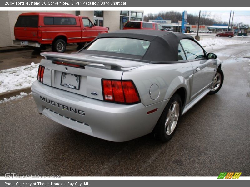 Silver Metallic / Dark Charcoal 2004 Ford Mustang V6 Convertible