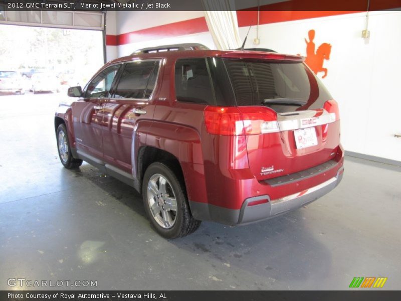 Merlot Jewel Metallic / Jet Black 2012 GMC Terrain SLT