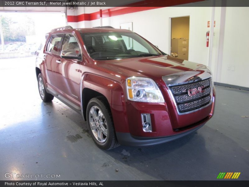 Merlot Jewel Metallic / Jet Black 2012 GMC Terrain SLT