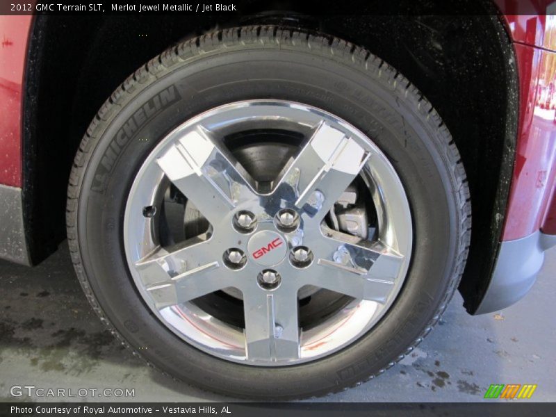 Merlot Jewel Metallic / Jet Black 2012 GMC Terrain SLT