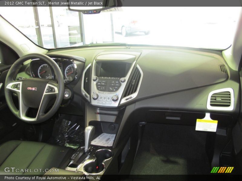 Merlot Jewel Metallic / Jet Black 2012 GMC Terrain SLT