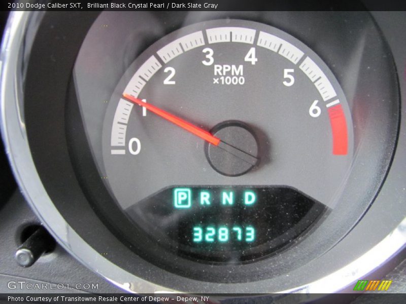 Brilliant Black Crystal Pearl / Dark Slate Gray 2010 Dodge Caliber SXT