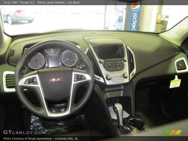 Merlot Jewel Metallic / Jet Black 2012 GMC Terrain SLT