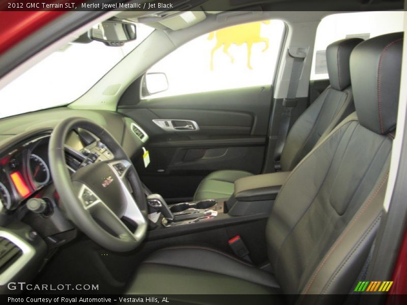 Merlot Jewel Metallic / Jet Black 2012 GMC Terrain SLT