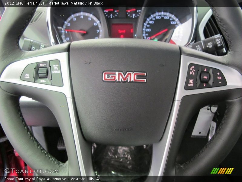 Merlot Jewel Metallic / Jet Black 2012 GMC Terrain SLT
