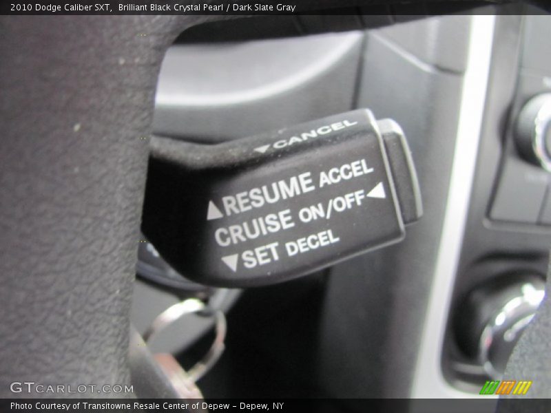 Brilliant Black Crystal Pearl / Dark Slate Gray 2010 Dodge Caliber SXT