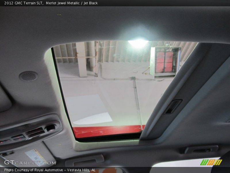 Merlot Jewel Metallic / Jet Black 2012 GMC Terrain SLT
