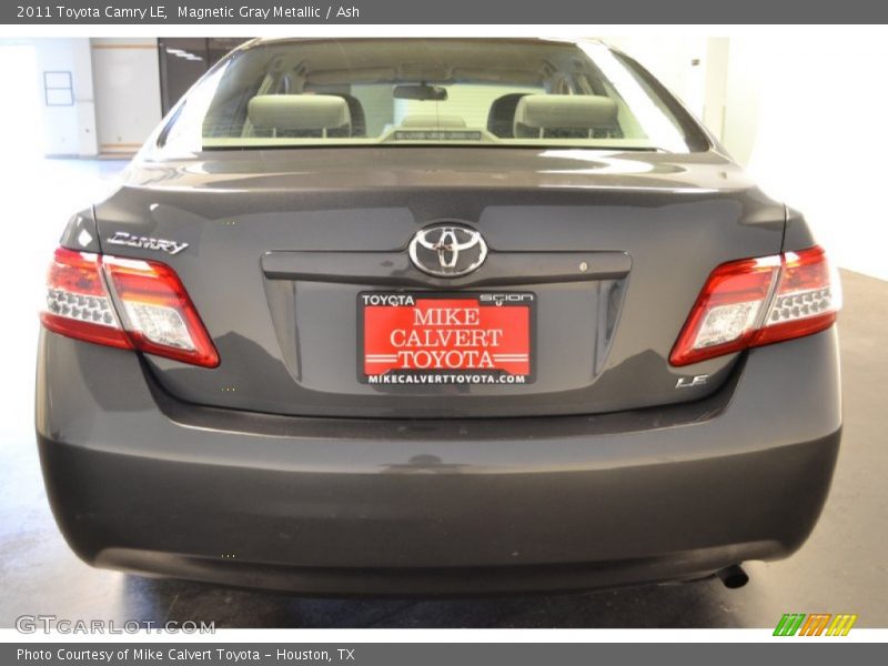 Magnetic Gray Metallic / Ash 2011 Toyota Camry LE