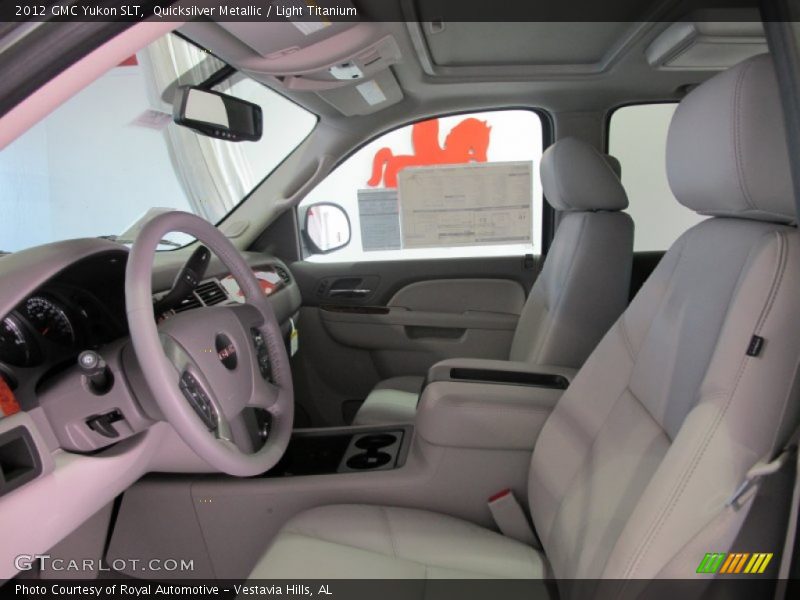 Quicksilver Metallic / Light Titanium 2012 GMC Yukon SLT