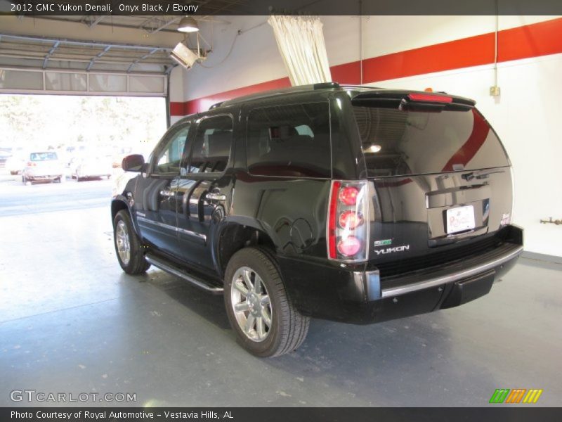 Onyx Black / Ebony 2012 GMC Yukon Denali