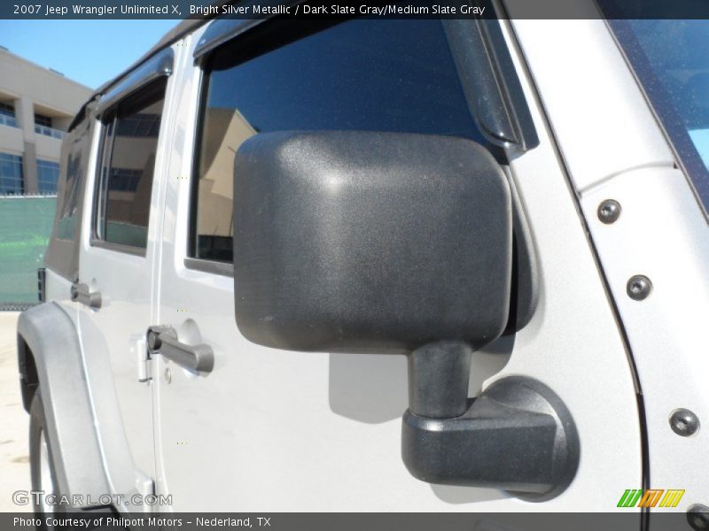 Bright Silver Metallic / Dark Slate Gray/Medium Slate Gray 2007 Jeep Wrangler Unlimited X