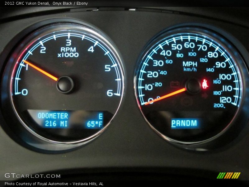 Onyx Black / Ebony 2012 GMC Yukon Denali