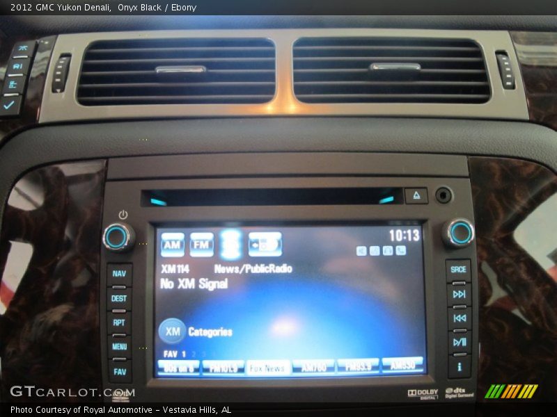 Onyx Black / Ebony 2012 GMC Yukon Denali