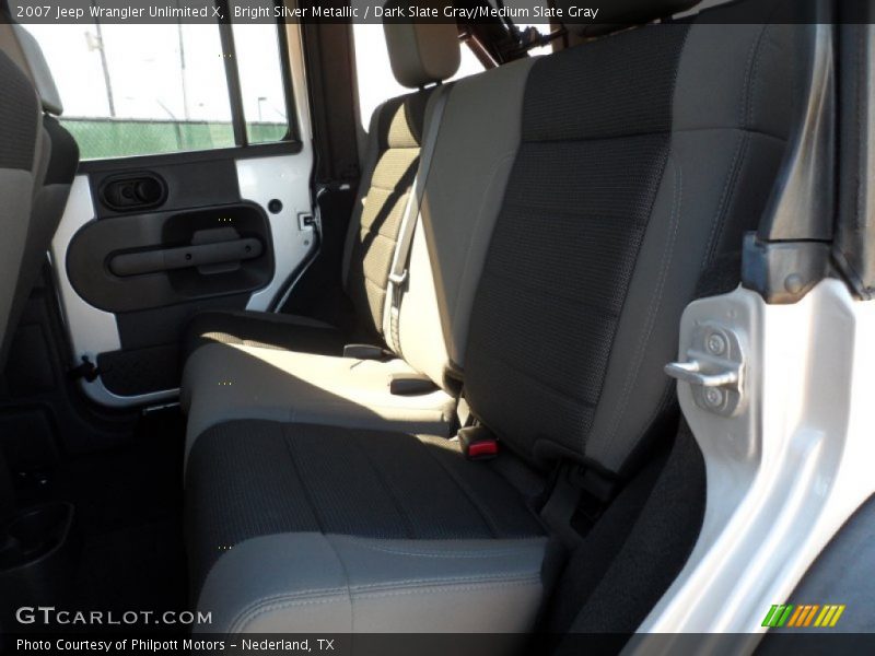 Bright Silver Metallic / Dark Slate Gray/Medium Slate Gray 2007 Jeep Wrangler Unlimited X