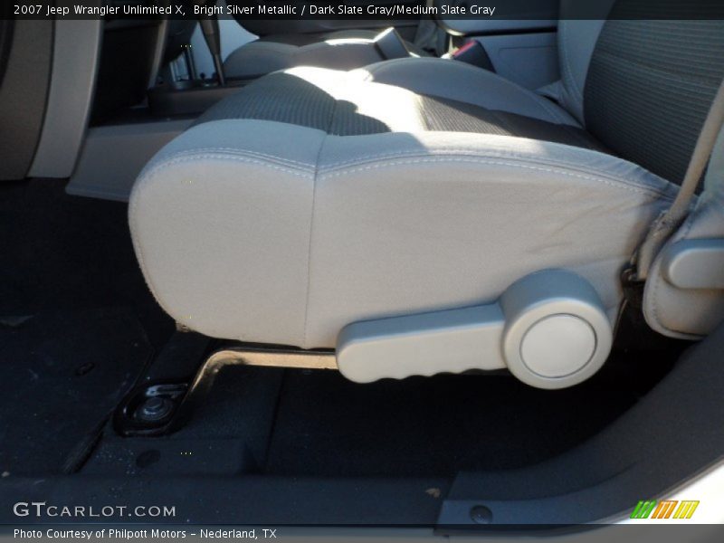 Bright Silver Metallic / Dark Slate Gray/Medium Slate Gray 2007 Jeep Wrangler Unlimited X
