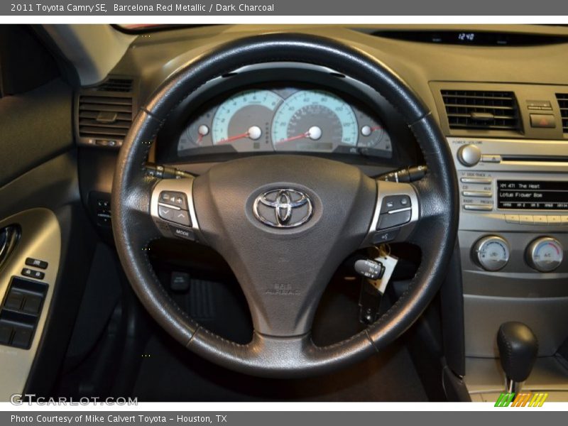Barcelona Red Metallic / Dark Charcoal 2011 Toyota Camry SE
