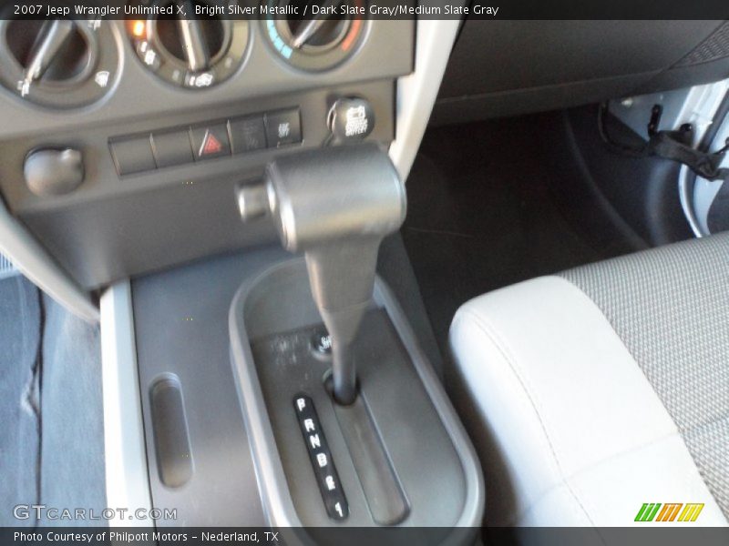 Bright Silver Metallic / Dark Slate Gray/Medium Slate Gray 2007 Jeep Wrangler Unlimited X