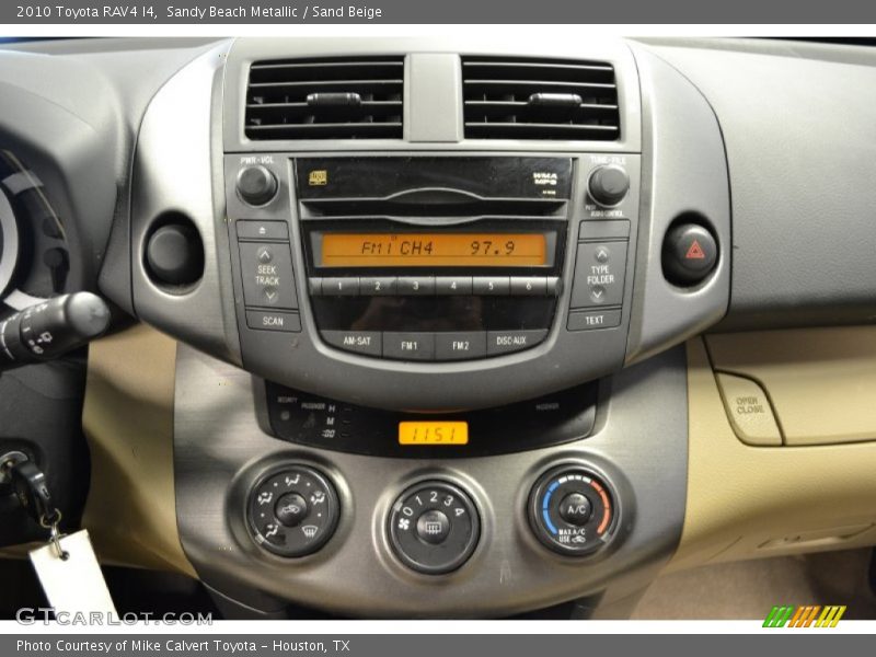 Sandy Beach Metallic / Sand Beige 2010 Toyota RAV4 I4