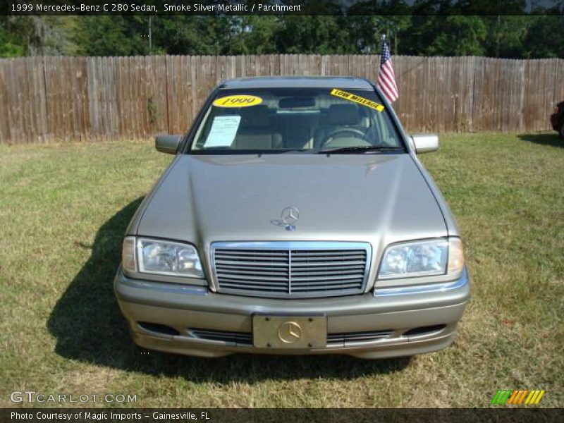 Smoke Silver Metallic / Parchment 1999 Mercedes-Benz C 280 Sedan