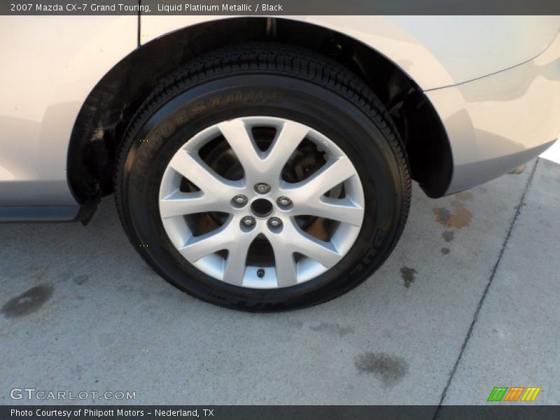 Liquid Platinum Metallic / Black 2007 Mazda CX-7 Grand Touring