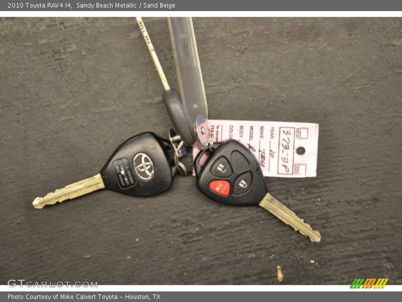 Sandy Beach Metallic / Sand Beige 2010 Toyota RAV4 I4