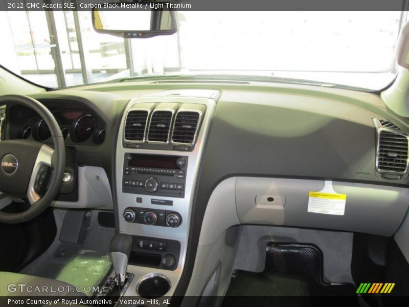 Carbon Black Metallic / Light Titanium 2012 GMC Acadia SLE