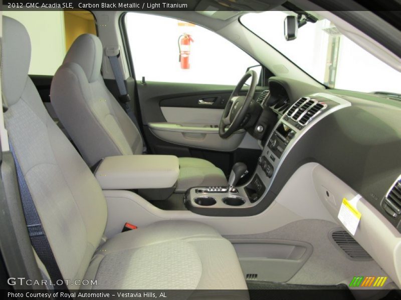 Carbon Black Metallic / Light Titanium 2012 GMC Acadia SLE