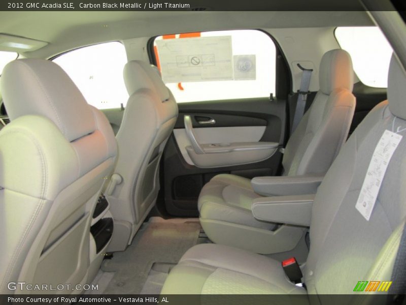 Carbon Black Metallic / Light Titanium 2012 GMC Acadia SLE
