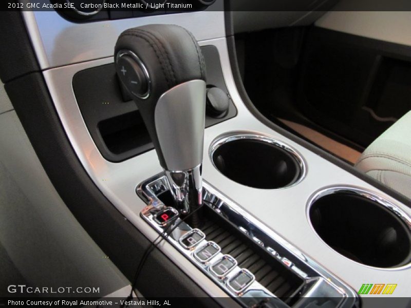 Carbon Black Metallic / Light Titanium 2012 GMC Acadia SLE