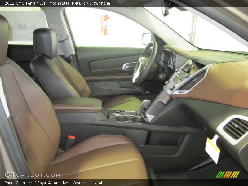 Mocha Steel Metallic / Brownstone 2012 GMC Terrain SLT