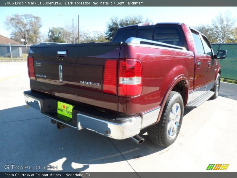 Dark Toreador Red Metallic / Light Parchment 2006 Lincoln Mark LT SuperCrew