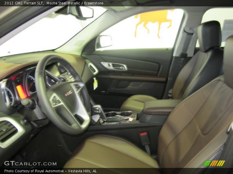 Mocha Steel Metallic / Brownstone 2012 GMC Terrain SLT