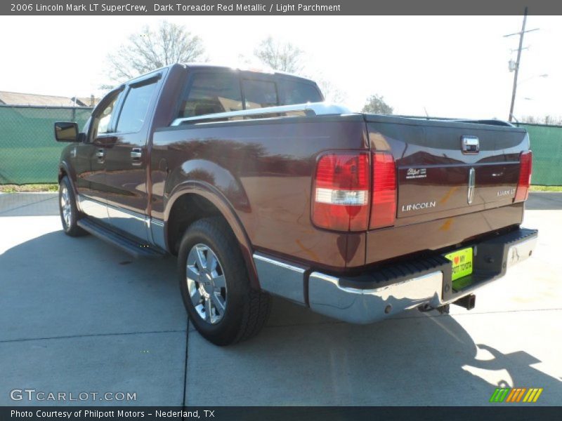 Dark Toreador Red Metallic / Light Parchment 2006 Lincoln Mark LT SuperCrew